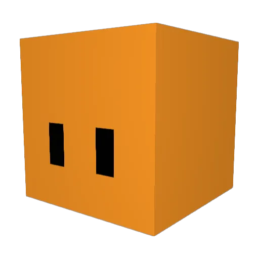 C05MOS Minecraft avatar head, 3D render