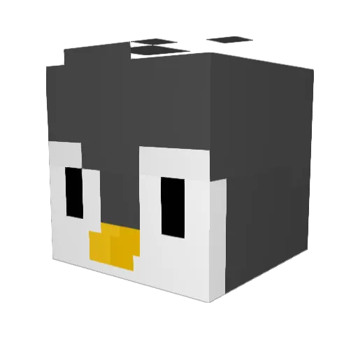 C0Bw3bz Minecraft avatar head, 3D render