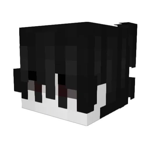 C0DIE Minecraft avatar head, 3D render