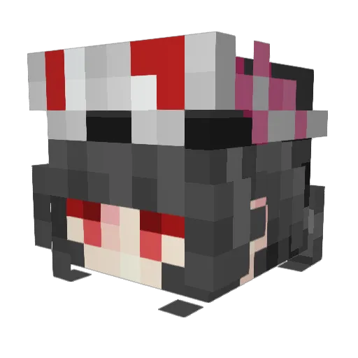 C0ND0R Minecraft avatar head, 3D render