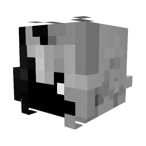 C0NNi3_IZD3aD Minecraft avatar head, 3D render