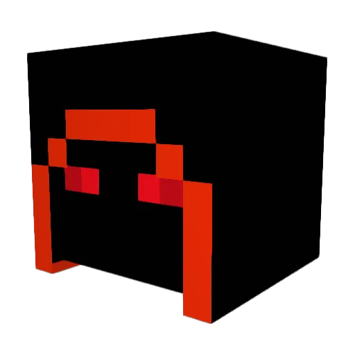 C0NTACT Minecraft avatar head, 3D render