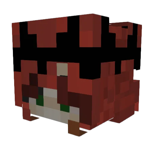 C0RDERA Minecraft avatar head, 3D render