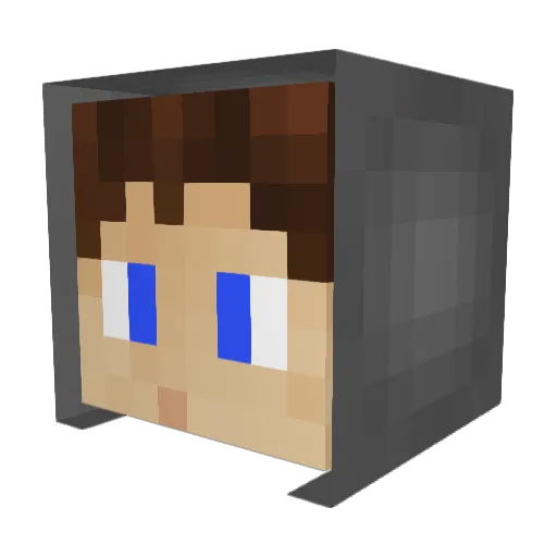 C0REYY Minecraft avatar head, 3D render
