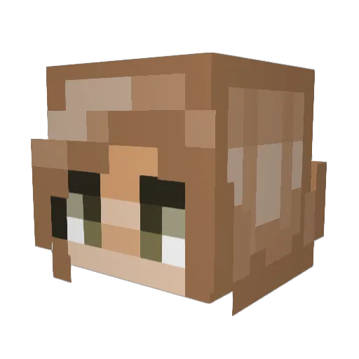 C0RINNE Minecraft avatar head, 3D render