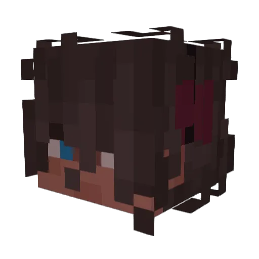 C0RPSE_3ATER Minecraft avatar head, 3D render