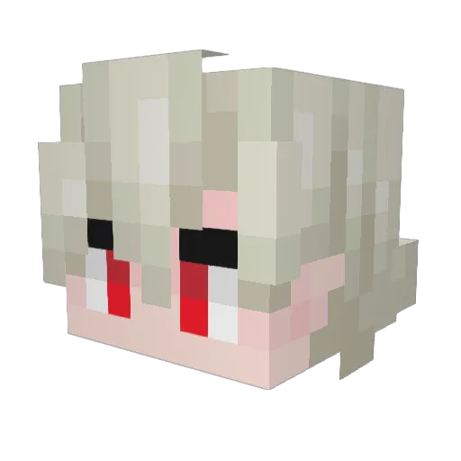 C0RRIN Minecraft avatar head, 3D render