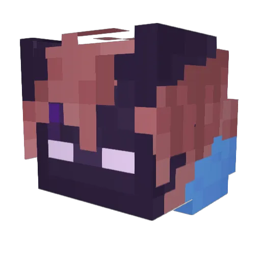 C0SBR0 Minecraft avatar head, 3D render