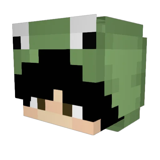 C0SM0S720 Minecraft avatar head, 3D render