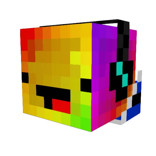 C0SMICPVP Minecraft avatar head, 3D render
