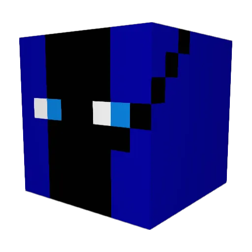 C0SWlC Minecraft avatar head, 3D render