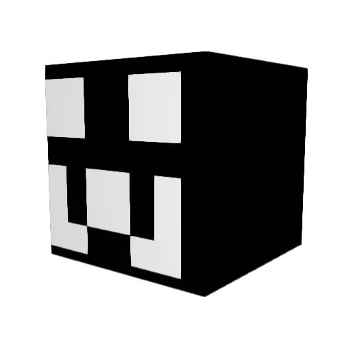 C0T0TA Minecraft avatar head, 3D render