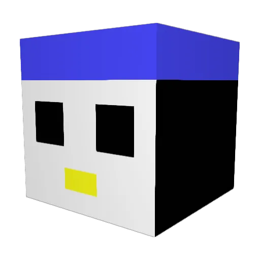 C0UQUE_DASSE Minecraft avatar head, 3D render