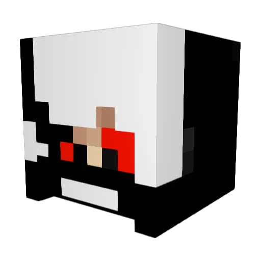C0_dexx Minecraft avatar head, 3D render