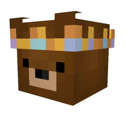 C0ckMaister Minecraft avatar head, 3D render