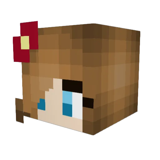 C0dyDog Minecraft avatar head, 3D render