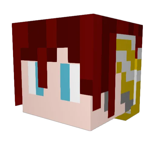 C0keXx Minecraft avatar head, 3D render