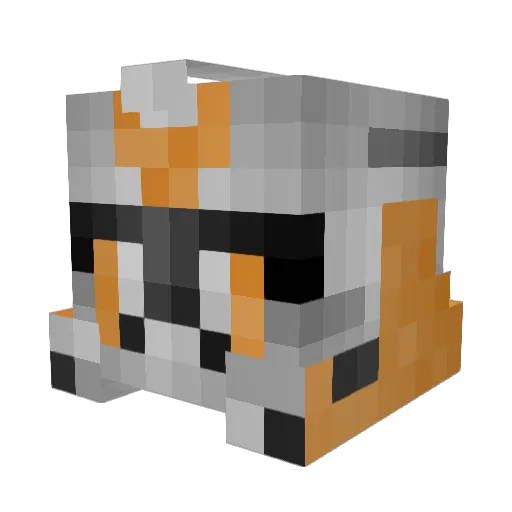 C0met2883 Minecraft avatar head, 3D render