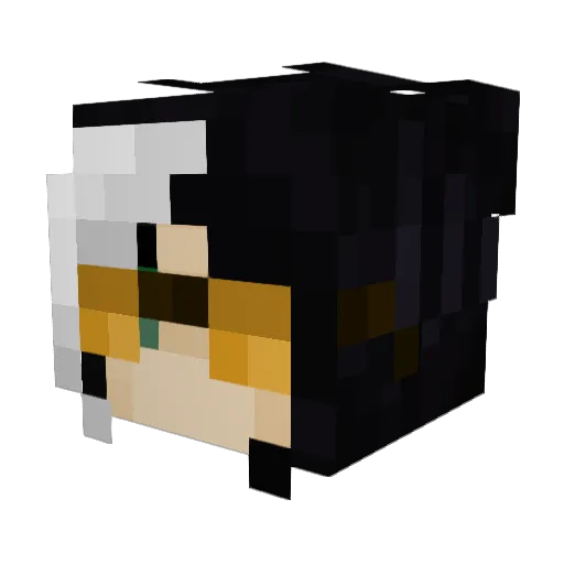 C0mical_5pider Minecraft avatar head, 3D render