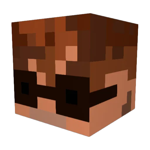 C0nai Minecraft avatar head, 3D render