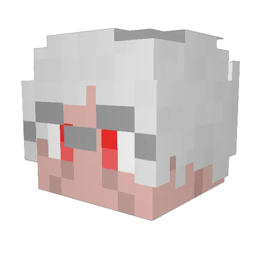 C0narVT Minecraft avatar head, 3D render