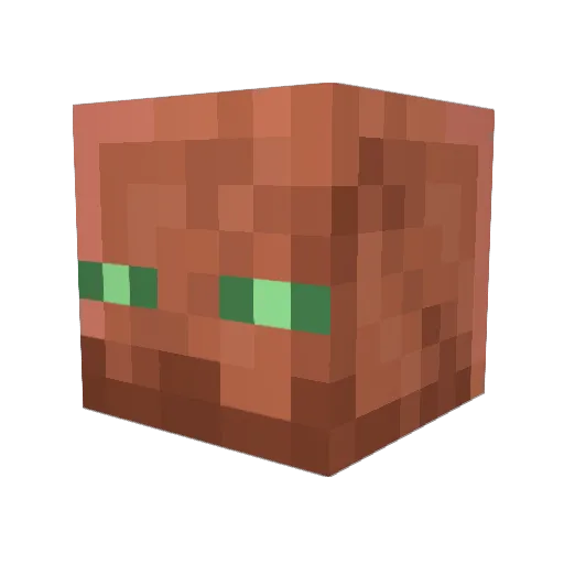 C0pper_ Minecraft avatar head, 3D render