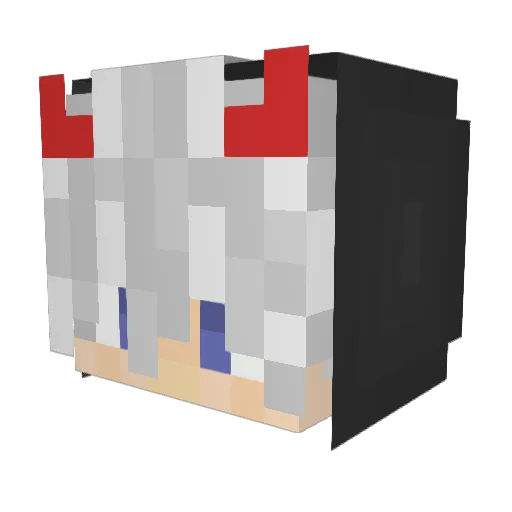 C0rnGmin1matepp Minecraft avatar head, 3D render