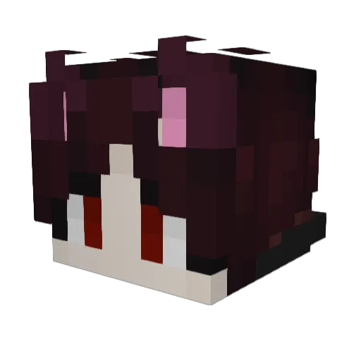 C0smicL1ly Minecraft avatar head, 3D render