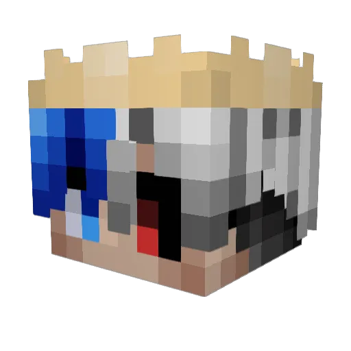 C0stinaly Minecraft avatar head, 3D render