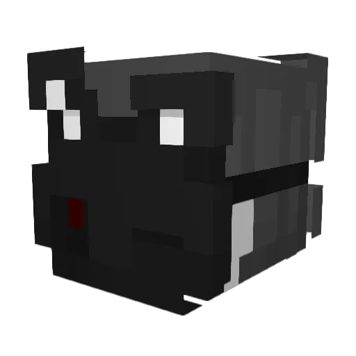 C0ughffee Minecraft avatar head, 3D render