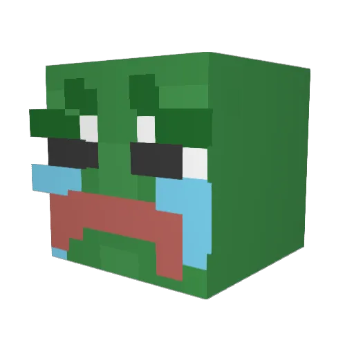 C0vertPanda Minecraft avatar head, 3D render