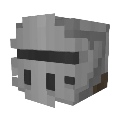 C120Freelancer Minecraft avatar head, 3D render