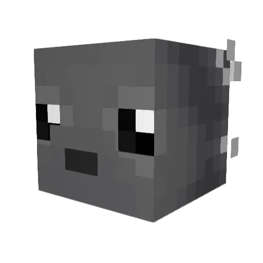 C1Atlas Minecraft avatar head, 3D render