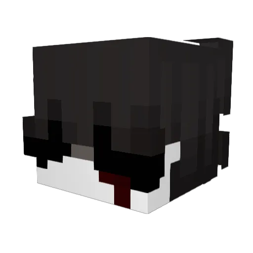 C1GAN3K Minecraft avatar head, 3D render