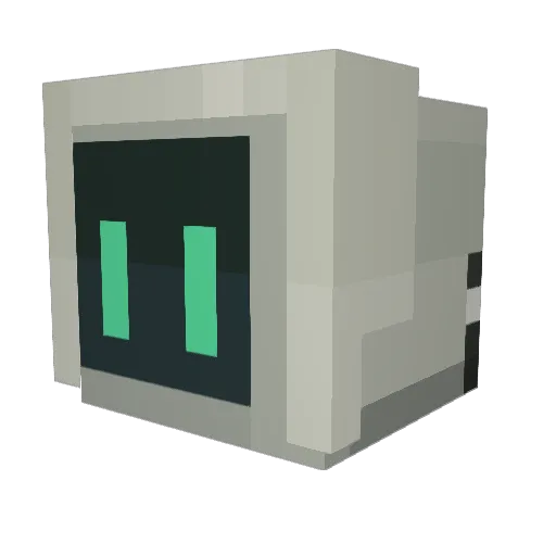C1NDR Minecraft avatar head, 3D render