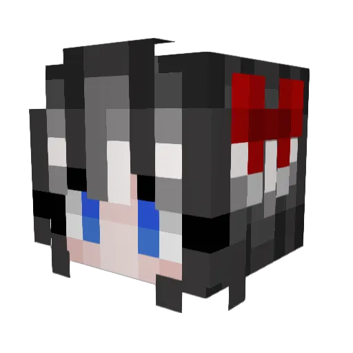 C1TYST4R Minecraft avatar head, 3D render