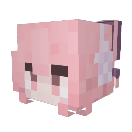C1allo__ Minecraft avatar head, 3D render