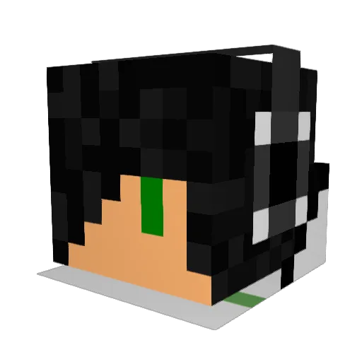 C1chy_ Minecraft avatar head, 3D render