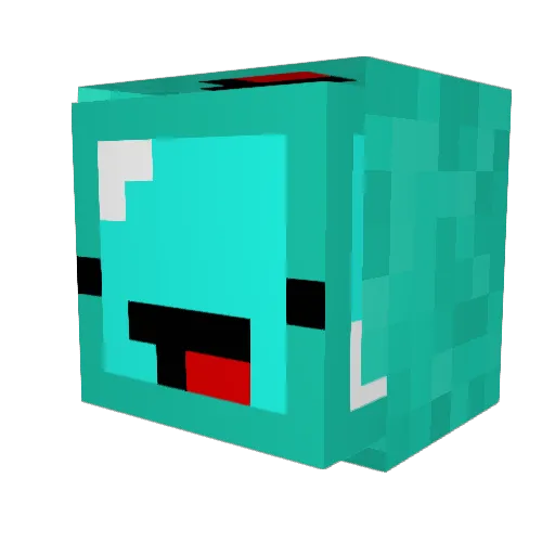 C1onee Minecraft avatar head, 3D render