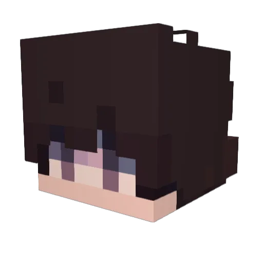C1pherMC_ Minecraft avatar head, 3D render