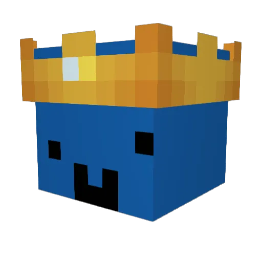 C1xy Minecraft avatar head, 3D render