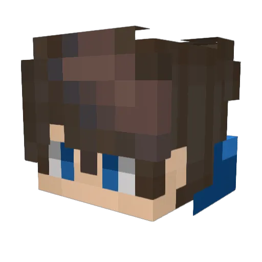C2Z__ Minecraft avatar head, 3D render