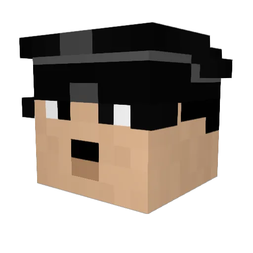 C2ntdestroyer69 Minecraft avatar head, 3D render