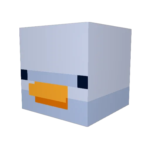 C39956666 Minecraft avatar head, 3D render