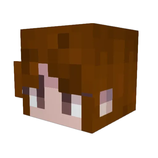 C3PO_The_Churro Minecraft avatar head, 3D render