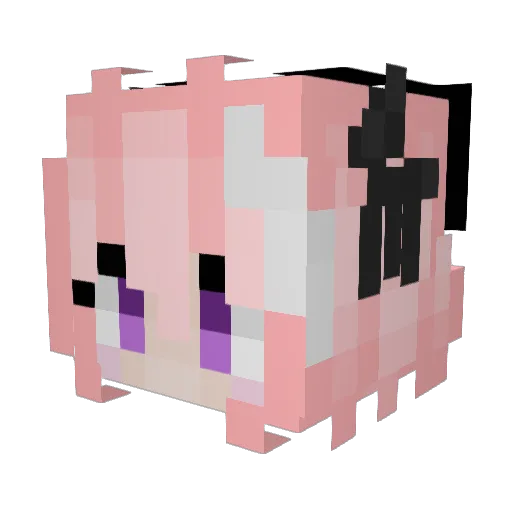 C3ifer Minecraft avatar head, 3D render