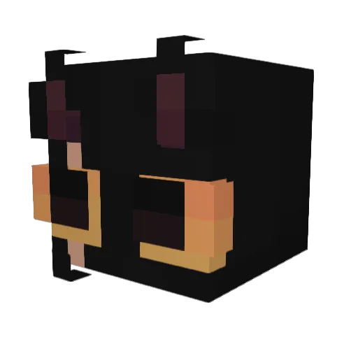 C3os Minecraft avatar head, 3D render
