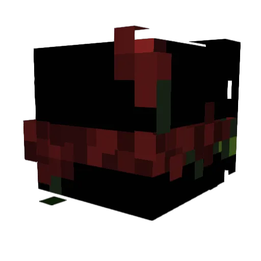 C41N0 Minecraft avatar head, 3D render