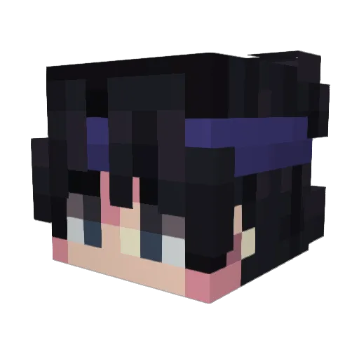 C43SAR Minecraft avatar head, 3D render