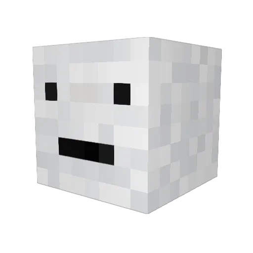 C4Bruh Minecraft avatar head, 3D render